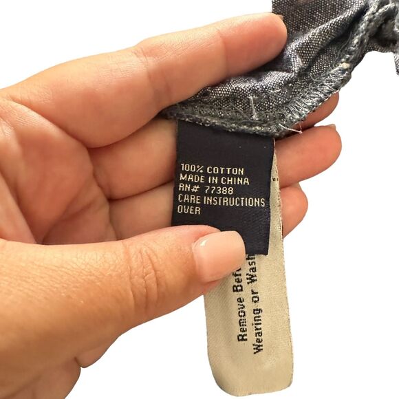 MADEWELL Chambray Button Down Tunic Sz Small - Picture 4 of 4